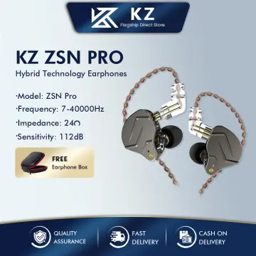 KZ ZSN Pro X 1BA+1DD Hybrid Technology Metal In Ear Earphones HIFI Bass  Earbuds Monitor Earphone Sport Noise Cancelling Headset - AliExpress