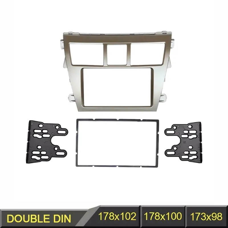 2 DIN Car Stereo Radio DVD Player Frame Fascia Panel Trim for