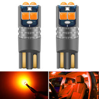 2Pcs คุณภาพสูง T10 W5W Super Bright ภายในรถอ่านโดม Light Marker โคมไฟ168 194 LED Auto Wedge ที่จอดรถหลอดไฟ Orange