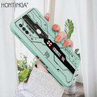 Hontinga เคสโทรศัพท์สำหรับ OPPO A31 2020,เคสโทรศัพท์เทคโนโลยีในอนาคตเคสยางซิลิโคนนิ่มเหลวทรงสี่เหลี่ยมสำหรับเด็กผู้ชาย