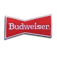 อาร์มติดเสื้อ อาร์ม ตัวรีด ตัวรีดติดเสื้อ อาร์มติดเสื้อ ลาย โลโก้ รถยนต์ Budweiser Beer เบียร์ บัดไวเซอร์