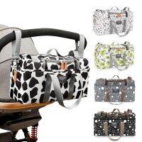 hot！【DT】♣  New 5-piece Pram Stroller Organizer Mummy Multifunctional Nursing Diaper Large Capacity Carriage Accessories