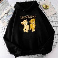 《Qinghe Yi Fang》 Hakuna Matata ตลก Simba น่ารักอะนิเมะ Hoodies ผู้หญิงสิงโตกษัตริย์ Kawaii มังงะเสื้อกราฟิก Roi สิงโตฮาราจูกุ Hoody หญิง