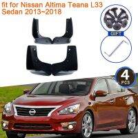 ☒● อุปกรณ์เสริมสำหรับ Altima L33 Teana ซีดาน2013 2014 2015 2016 2017ป้องกันบังโคลนล้อหน้า