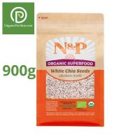 Natural &amp; Premium N&amp;P Organic เมล็ดเจียขาวออร์แกนิค Organic White Chia Seeds (900g)