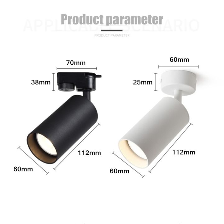 dimmable-led-spotlight-clothing-store-background-wall-spotlight-7w-golden-track-light-surface-mounted-ceiling-spotlight