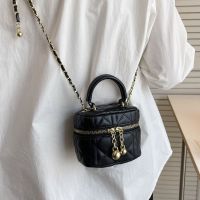 ✠ bag lady the summer of 2022 new tide ling chain senior sense western style package inclined shoulder hot