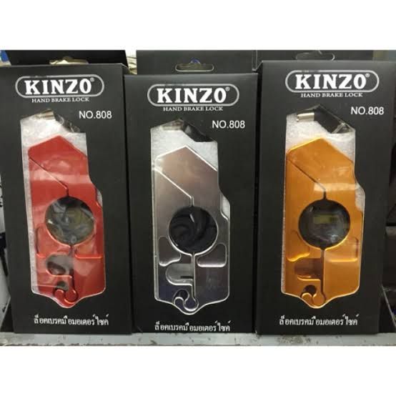 kinzo-ที่ล็อคเบรกมือมอเตอร์ไซค์-กันขโมย-ที่ล็อคเบรคมือ-ล็อคเบรคมอเตอร์ไซด์-กุญแจล็อค-ล็อกเบรคมือ-สินค้าพร้อมส่ง