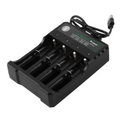 Rechargeable 4-Slot Battery Charger Li