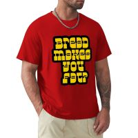 Scott Pilgrim - Bread Makes You Fat? T-Shirt Customized T Shirts Vintage T Shirt Mens Plain T Shirts