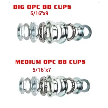OPC Bottom Bracket Set, One Piece Crank BB Cup Set, Cup Size 43.0