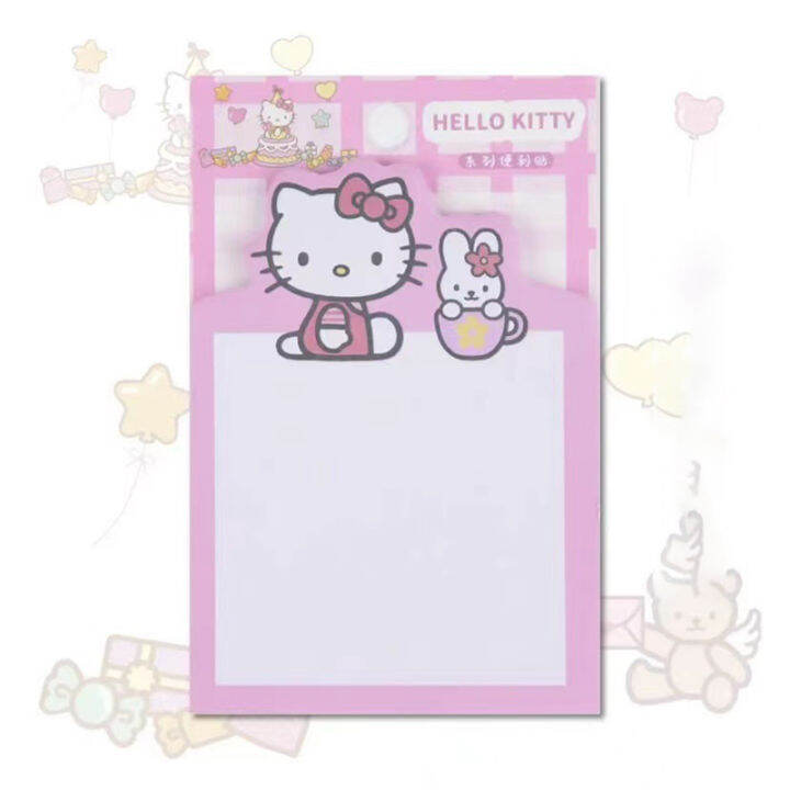 อะนิเมะ-kuromi-sticky-notes-sanrio-mymelody-cinnamoroll-kawaii-น่ารัก-ote-pad-กระดาษนักเรียนข้อความบัญชีมือของเล่นของขวัญ