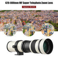 Vieline-กล้อง MF เลนส์ซูเปอร์ Zoom Telefoto F/8.3-16 420-800มม. T2เม้าท์พร้อมวงแหวนตัวแปลงเลนส์ RF 1/4สายกล้องเปลี่ยนแทนที่สำหรับแคนนอน EOS R/ R3/ R5/ R5C/ R6/RF-กล้องติดตั้ง