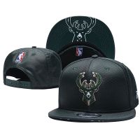 Cheap NBA Milwaukee Bucks Plain Unisex Hip-Hop Sport Cap Adjustable Size