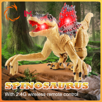 CONUSEA 2.4กรัม RC Spinosaurus ของเล่นด้วยแสงและเสียงไดโนเสาร์รูปการกระทำรุ่นของเล่นจำลองไฟฟ้าไดโนเสาร์ของเล่น