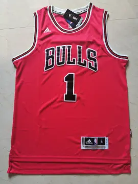 Authentic Rookie Derrick Rose Chicago Bulls white jersey adidas sz