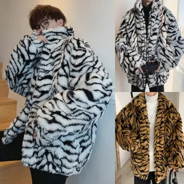 Mens cheetah sale fur coat