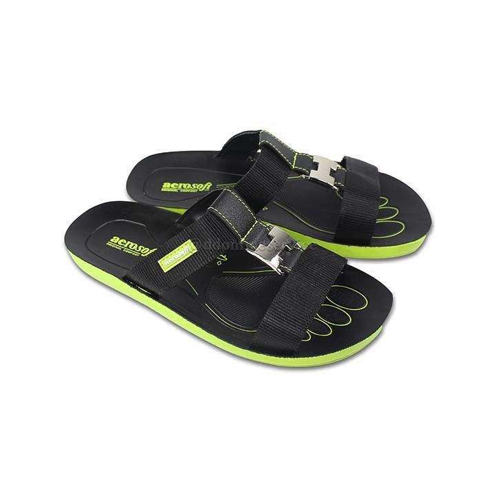 รองเท้าเตะเด็กผู้ชายสีเขียว Aerosoft รุ่น BB5016