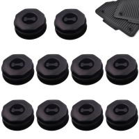 Car Floor Mat Clips 10PCS Anti Slip Fixing Retainers Removable Car Fixing Accessories With Double ring Swivel Buckle For Cars UV