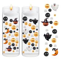 Halloween Themed Vase Fillers Flower Vase Filler Decor Table Decoration Pumpkin Witch Hat And Bat Element Create A Halloween Mood for Party And Home Decor masterly