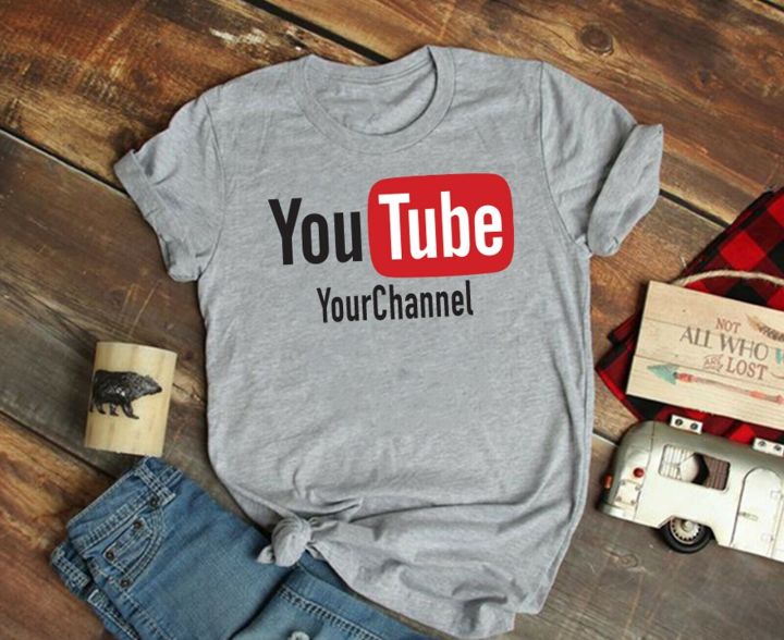your-text-custom-tshirt-your-channel-youtube-your-text-tshirt