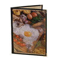 15 Pack of Menu Covers - Single Page, 4 View, Fits 8.5 x 11 Inch Paper - Restaurant Menu Covers