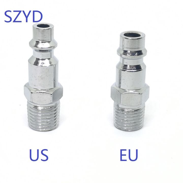 1-4-quot-external-thread-pneumatic-quick-coupling-male-connector-us-style-european-style-joint