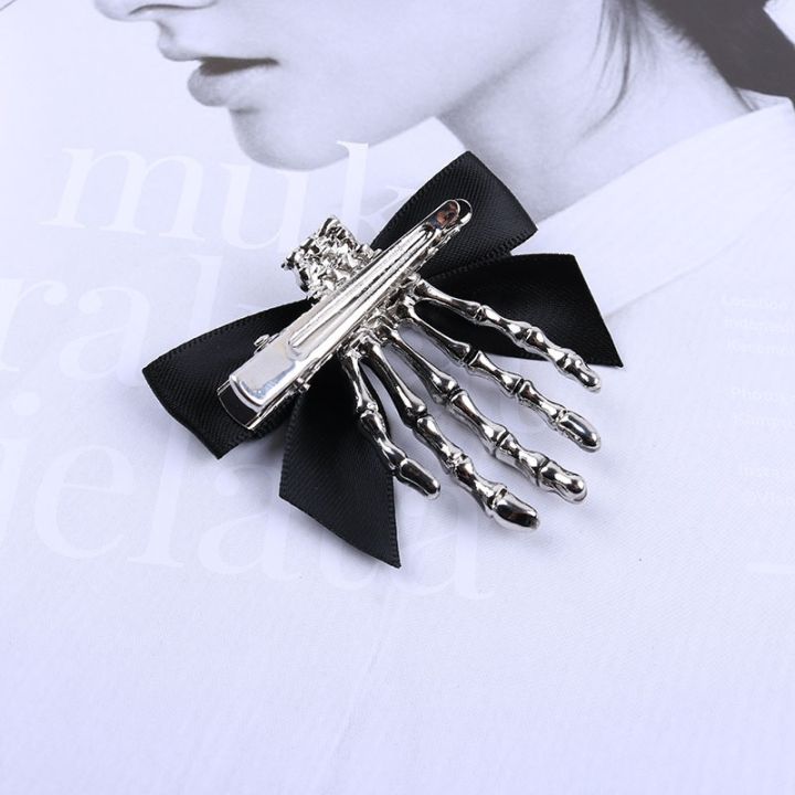 cw-clip-bow-hand-hairpin-punk-gothic-hair-hairclips-accessories