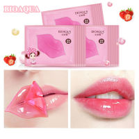 Lip mask BIOAQUA? มาร์คปาก มาร์คริมฝีปากชมพู คริสตัลคอลลาเจน แผ่นมาร์คปากชมพู