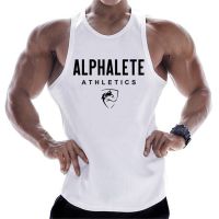 2021 summer Gyms Workout Sleeveless Shirt sports Tank Top Men Bodybuilding Fitness Clothing cotton T shirt Men Running Vest