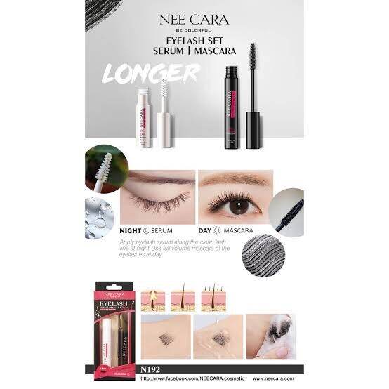 nee-cara-eyelash-set-serum-mascara-n192-neecara-นีคาร่า-มาสคาร่า-บำรุงขนตา