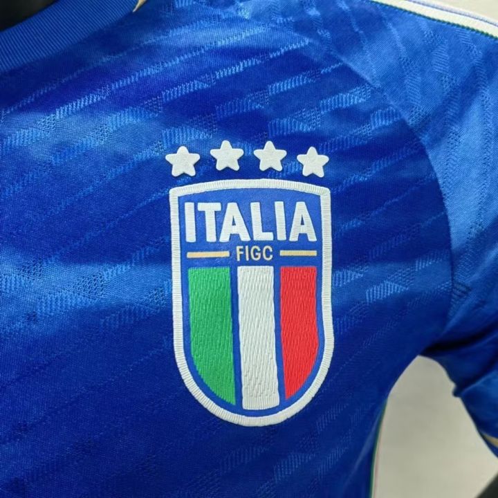 player-version-เสื้อกีฬาแขนสั้น-ลายทีมชาติฟุตบอล-italy-home-2023-24-ชุดเหย้า-สีฟ้า