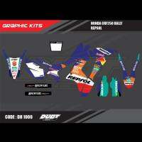 สติ๊กเกอร์วิบาก Honda CRF 250 Rally ทั้งคัน Graphic kit สติ๊กเกอร์เคลือบเงา สุดคุ้ม