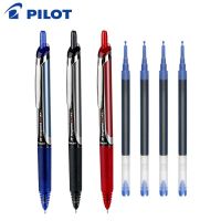 PILOT BXRT-V5ปากกาเจลแบบกด5ชิ้น/ล็อต0.5มม. การสอบของนักเรียนพร้อมปากกาชนิดเข็มสีดำ/น้ำเงิน/แดง + BXS-ชุดหมึกรีฟิลเติมปากกา V5RT