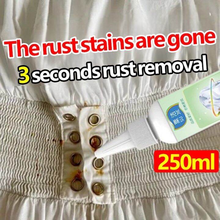 Fabric Rust Stain Remover Clothes Cleaner Drop Clothing Cleansing rust