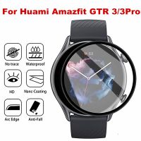 ZZOOI 3D Curved Protective Film For Huami Amazfit GTR 3 Pro Smart Watch Full Cover HD Screen Protector For Amazfit GTR 4 2e 3Pro Cover