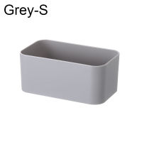 1PC Wall Mounted Organizer Cosmetic Storage WhiteGrey Adhesive Hanger Wall Shelf Bathroom Storage Rack Home Supplies