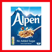 Alpen Muesli No Added Sugar  อาหารเช้า  คอนเฟลก ซีเรียล Alpen ซีเรียลธัญพืช ธัญพืชรวม อาหารเช้าเด็ก อาหารเช้าซีเรียล 560g