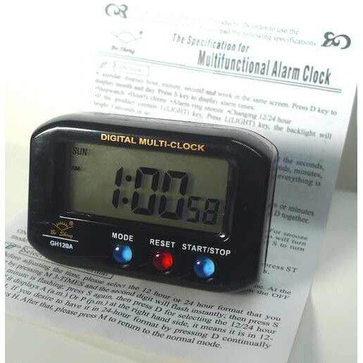 LCD table alarm clock gift back light digital Lazada
