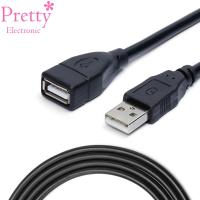 USB 2.0 Laki-laki Ke Perempuan Kabel USB 1.5M 3M 5M Extender Kawat Super Sinkronisasi Data Kecepatan ekstensi Kabel untuk PC Laptop