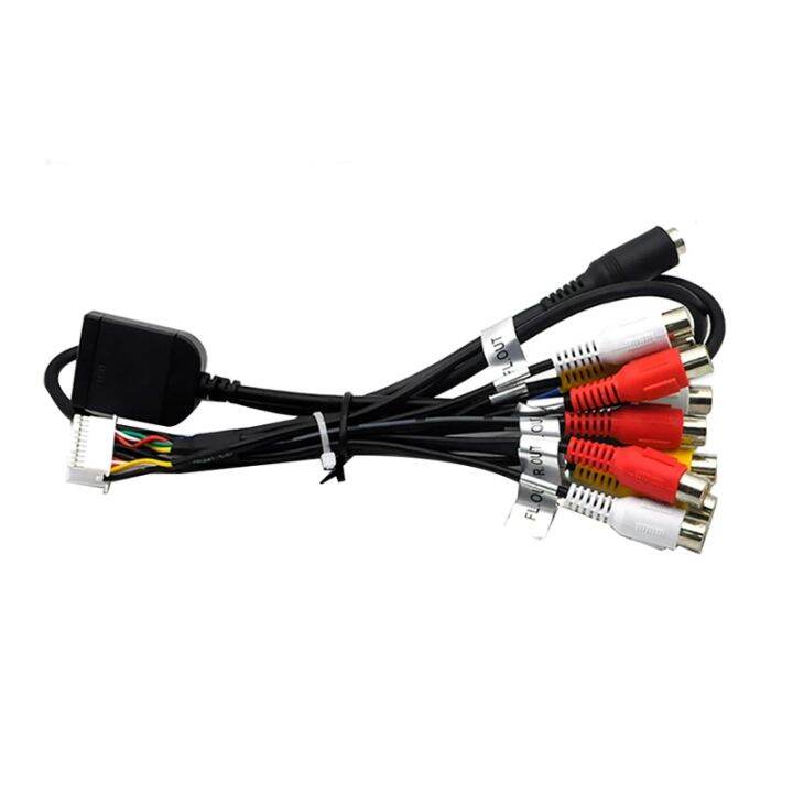 car-stereo-radio-rca-output-cable-wire-aux-in-adapter-subwoofer-amplifier-3-5mm-female-20pins-harness-head-unit-carplay