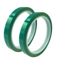 Green Polyester High Temperature Masking Tape for Powder Coating PCB Electroplating Spraying