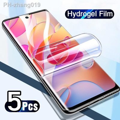 5PCS Cover Hydrogel Film Note 10 12 10S 11S Protectors 10C 10A 2022