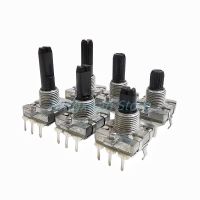 1pc EC16 Rotary Encoder 24 Position 24 Pulse Digital Rotary 3Pins Amplifier Volume Switch Induction Cooker Switch 15/20MM