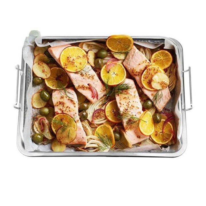 rectangular-basket-rust-steel-air-fryer-basket-for-oven-stainless-steel-crisper-tray-and-pan-deluxe-air-fry-in-your-oven-for-the-grill