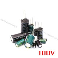 10PCS 100V10uF 100V22uF 100V33uF 100V47uF 100V68uF 10uF 22uF 33uF 47uF 68uF 100V Plug in Aluminum Electrolytic Capacitor