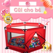 Tặng 10 bóng Quây BóngSALE cũi bóng lều chơi cho bé Nhà bóng mini khung