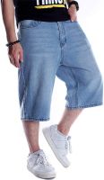 Kinghua Baggy Jean Shorts for Men Casual Loose Fit Hip Hop Skateboard Denim Shorts