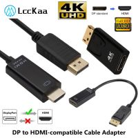 LccKaa 4K DP Ke DisplayPort 1080P Yang Kompatibel dengan HDMI Kabel Kompatibel untuk PC TV Proyektor Monitor Televisi Projetor