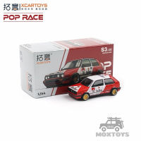 XCartoys X Pop Race 1:64 GTI กอล์ฟรถโมเดล Diecast RedWhite